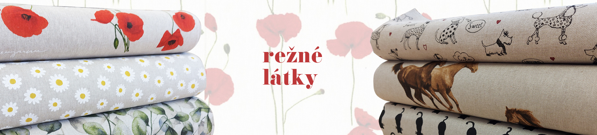 Režné dekorační látky