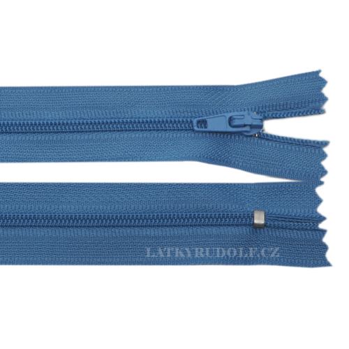 Zip spirálový 3mm nedělitelný 213K-modrá jeans