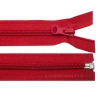 Coil zipper 5mm open end 55cm 148L-red