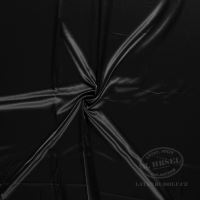 Sateen fabric stretch black 161069