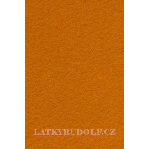 Plsť (filc) 20 x 30cm tl.1,5mm oranžová N7070-037