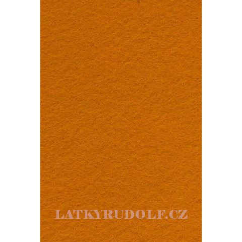 Plsť (filc) 20 x 30cm tl.1,5mm oranžová N7070-037