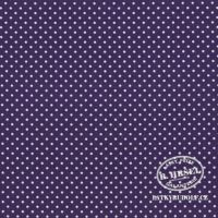 100% Cotton poplin fabric Dots 2mm on dark purple 103147