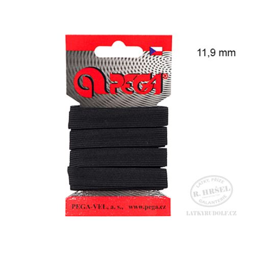 Pruženka š.11,9mm karta 5m, černá
