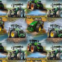 Cotton fabric – tractors 103863