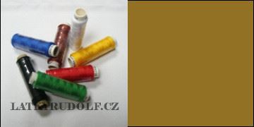 Nit Unipoly polyesterová 100m 766-hořčicová
