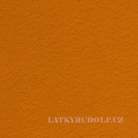 Plsť (filc) v metráži tl.1,5mm oranžová 180037
