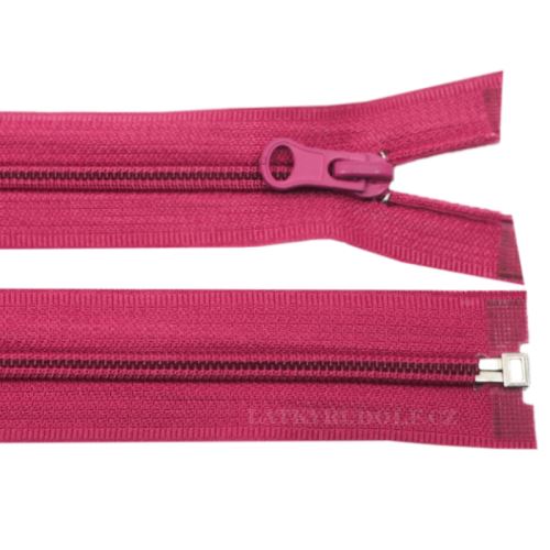 Zip spirálový 6mm dělitelný 65cm 174L-cyklámen