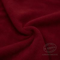 Fabric Fleece antipilling uni bordeaux 150071