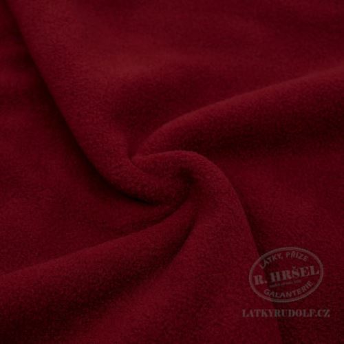Látka Fleece antipilling uni_71-deep red