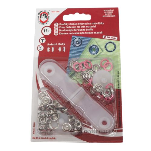 Knoflík Roland baby 10mm růžový