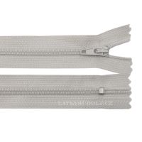 Zips špirálový 3mm nedeliteľný 30cm 300K-svetlo šedá
