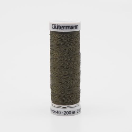 Nit Gütermann Rayon 40 vyšívací 1210-tm.khaki