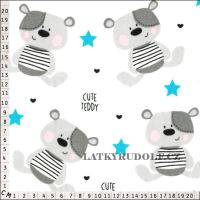Látka Cute teddy šedá 102180 metr (1)