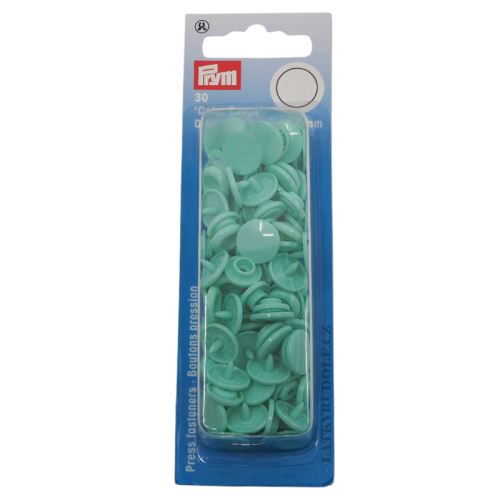 Patenty plast. Color snaps 12,4mm mintové
