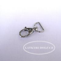 Karabinka kovová 16mm-otočná (1)