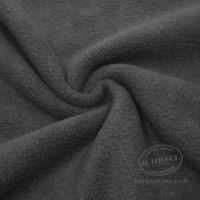 Fabric Fleece antipilling dark gray 150055