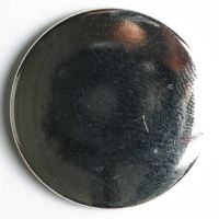 Gombík Dill 15mm strieborný hladký 180499