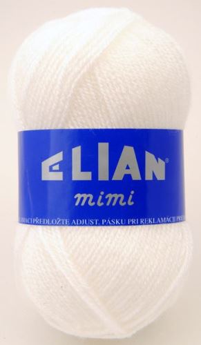 Příze Elian Mimi 208-bílá