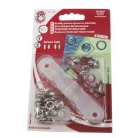 Stláčacie gombíky Roland baby 10mm červená