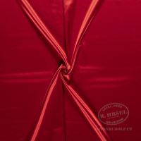 Sateen fabric stretch red 161015