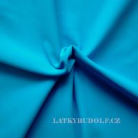 High stretch fabric for swimwear and sportwear matt turquoise 177616
