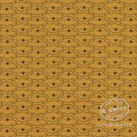 Cotton jersey Teddy bear Mikoa mustard 149318