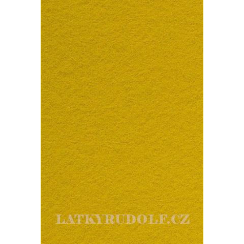 Plsť (filc) 20 x 30cm tl.1,5mm žlutá N7070-035