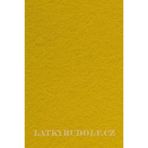 Plsť (filc) 20 x 30cm tl.1,5mm žlutá N7070-035