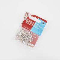 Kołki KIN 31x0,6mm z główką szklaną białe