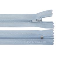 Zips špirálový 3mm nedeliteľný 35cm 317K-svetlo modrá
