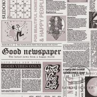 Decorative fabric Newspaper 202530