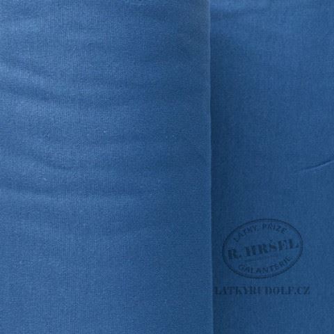 Látka náplet tunel finerib 2 x 35cm modrá jeans 146306