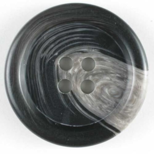 Knoflík Dill 13mm, čtyřd.šedý 190956