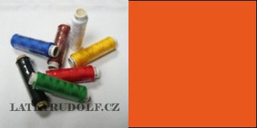 Nit Unipoly polyesterová 100m 224-tmavě oranžová