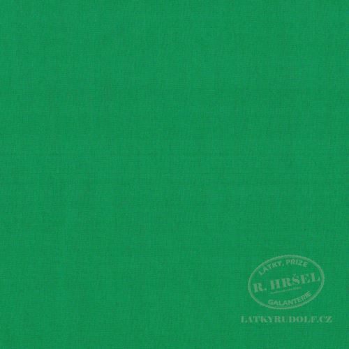 Látka plátno popelín zelené 115g 118025