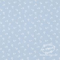Cotton jersey fabric Anchors 149426