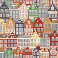 Decorative fabric hauses terracotta 211213