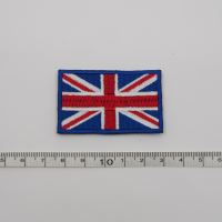 Iron-on applique English flag 5.5x3.5cm