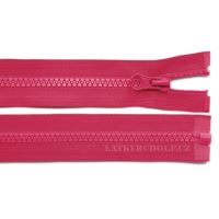 Zips kostený 5mm deliteľný 80cm 144-malinová