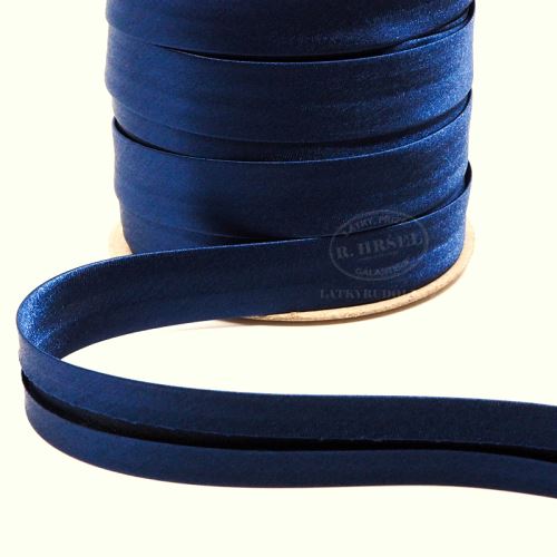 Lemovka saténová 18mm 227-tmavě modrá