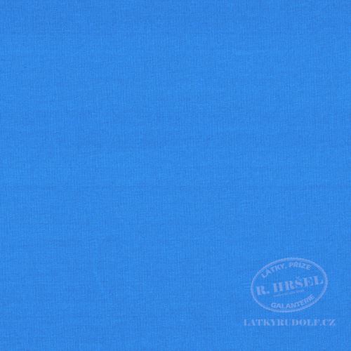 Látka Teplákovina tyrkysově modrá 145104