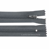 Zamek spiralny 3mm nierozdzielczy 18cm 309K-ciemno szary