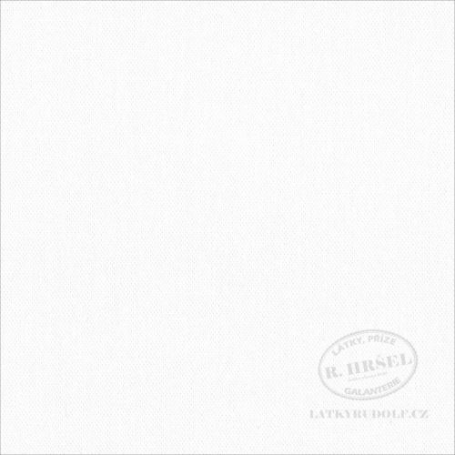 Látka Bavlněný kanvas bílý 125050