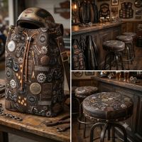 Bavlněná Látka Motorky Harley digi 103859-det (2)