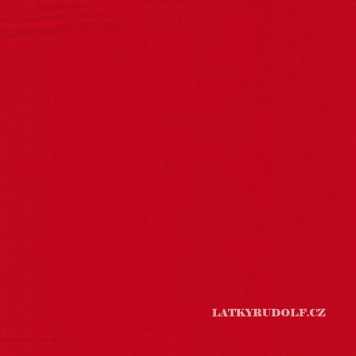 Látka Plátno červené (rouge)145g 102020D