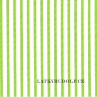 100% Cotton fabric Nautical stripe green 102512