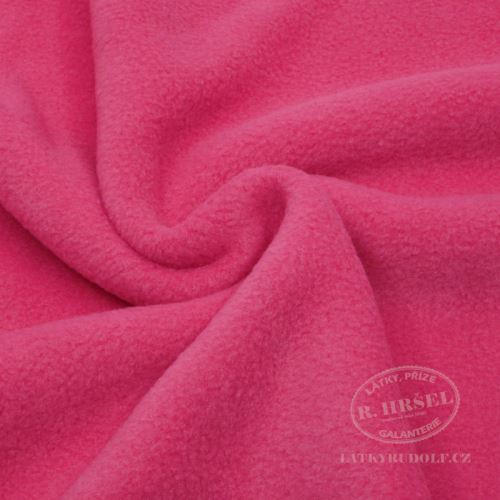 Látka Fleece antipilling uni malinová (pink) 150048