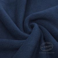 Fabric Fleece antipilling uni dark blue 150050