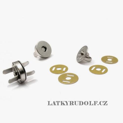 Magnetické zapínání 18mm nikl